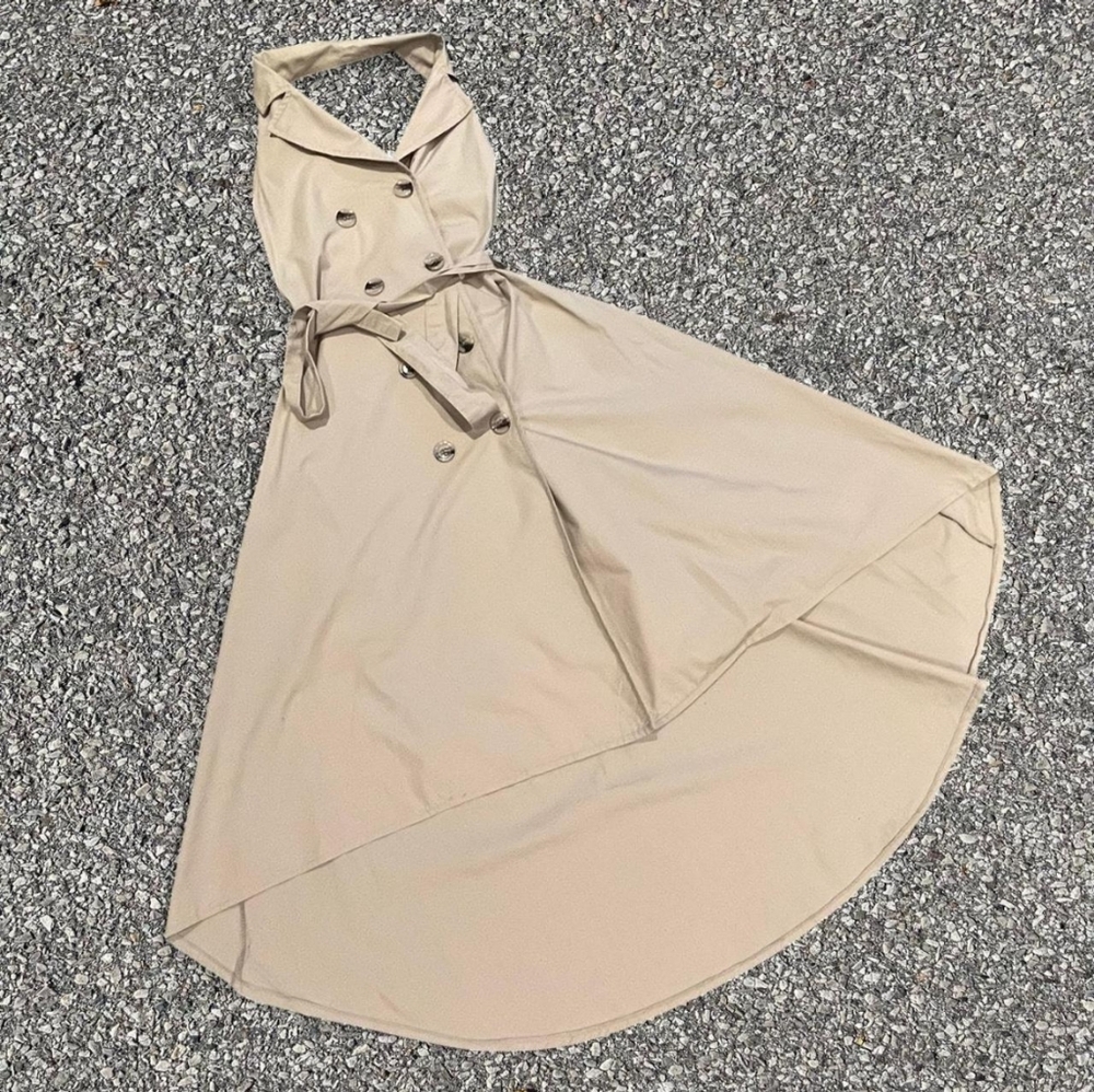 FRANCOMINA SLEEVELESS DRESS MIDDLE LENGTH MADE IN COTTON